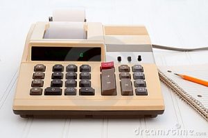 Large vintage calculator