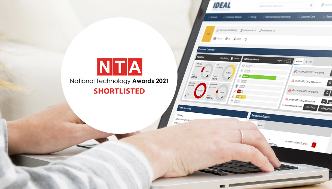 Office Power shortlisted for a National Technology Awards 2021